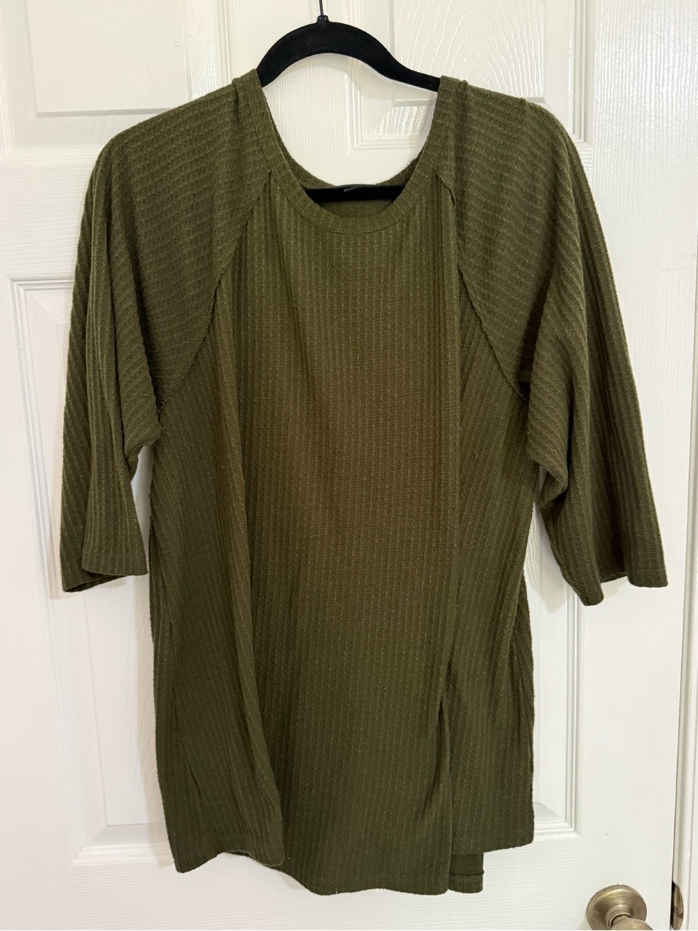 torrid Olive Ribbed Long Sleeve size 3